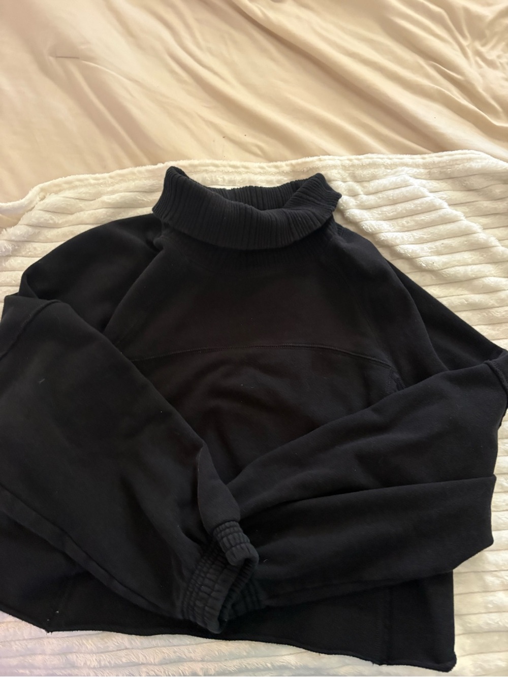 aerie Black Turtleneck Sweater